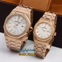 ساعتمچی ست مردانه و زنانه ادمارز پیگه جنس بند استیل AP