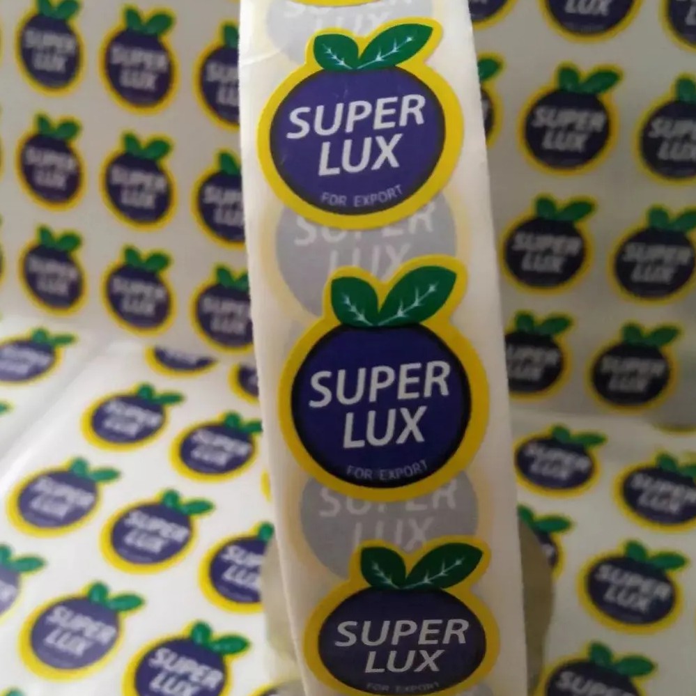 لیبل میوه رنگ آبی طرح صادراتی سوپر لوکس بسته 25 عددی