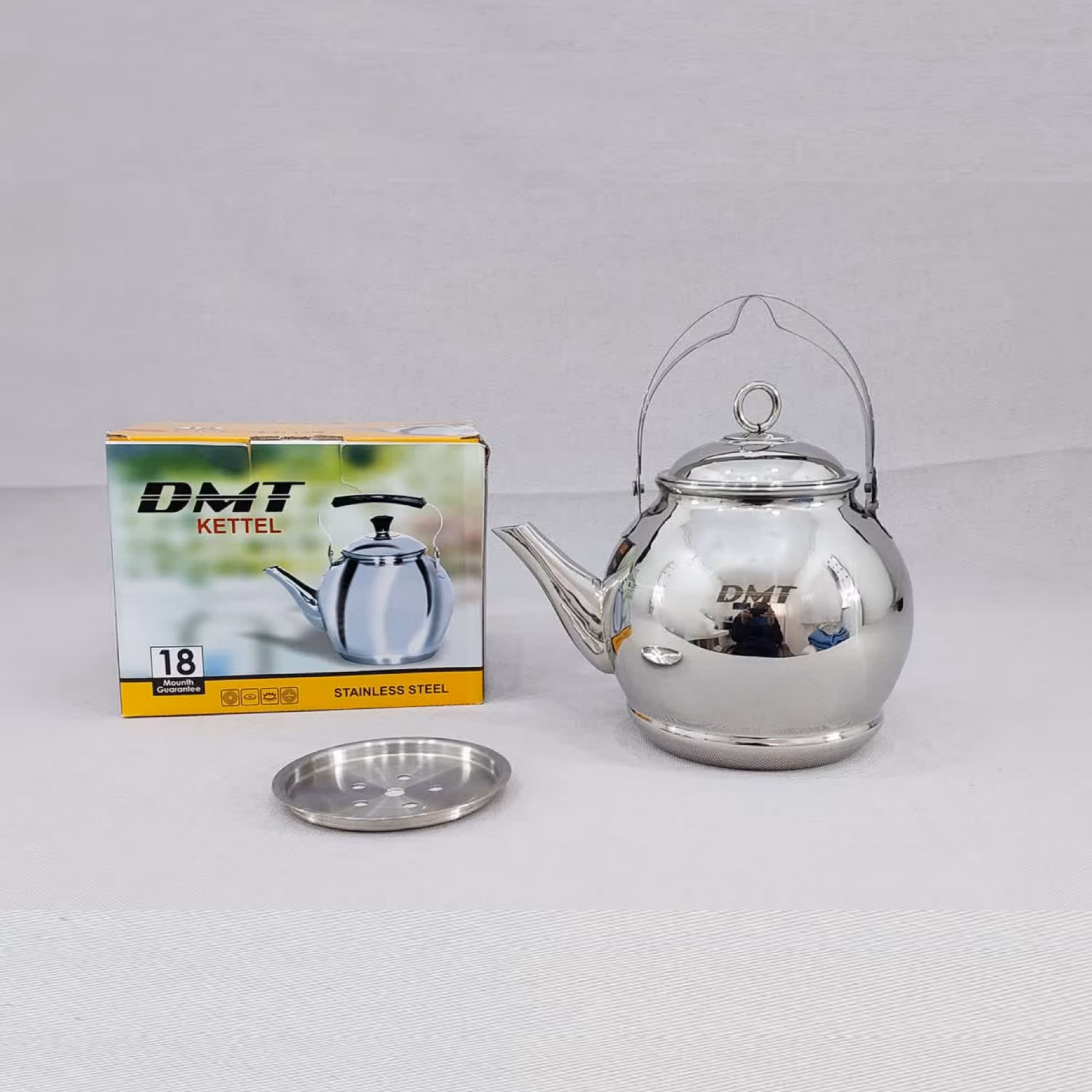 کتری استیل 3 لیتری برند DMT 