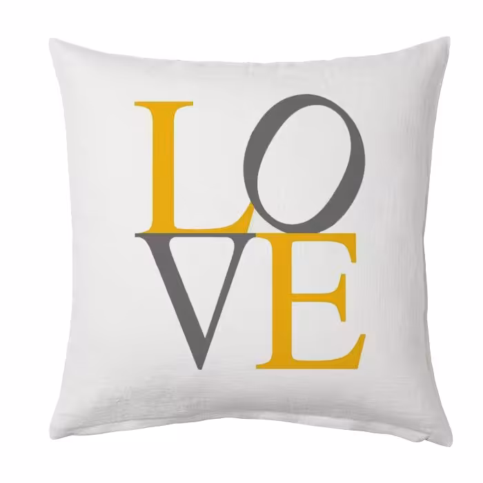 کاور کوسن کراس‌ماه طرح Love  سایز 40 در 40 سانتی کد c2053