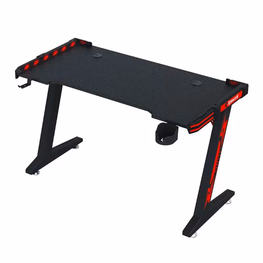 قیمت و خرید میز کامپیوتر گیمینگ ردراگون مدل GD-3112R 140cm LED | یاس ارتباط