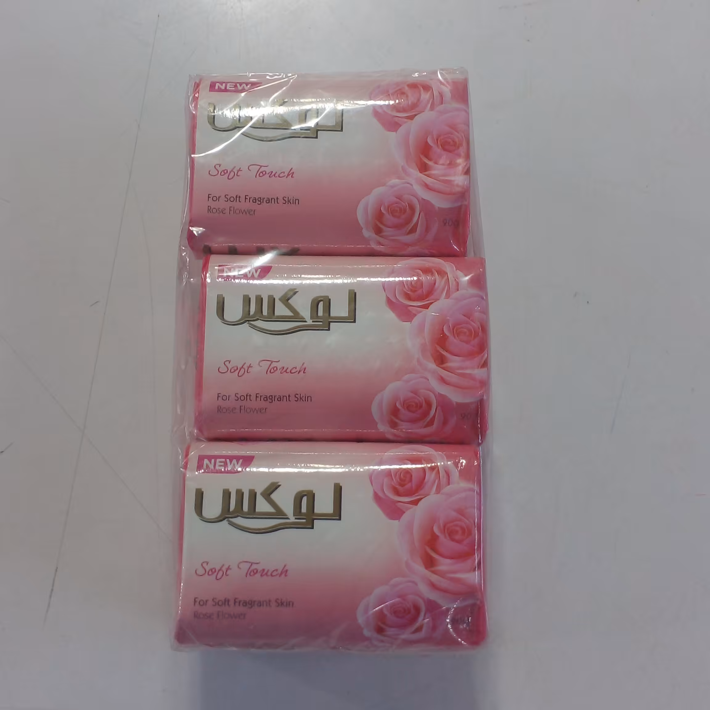 صابون لوکس شرکتی گل رز بسته 6 عددی