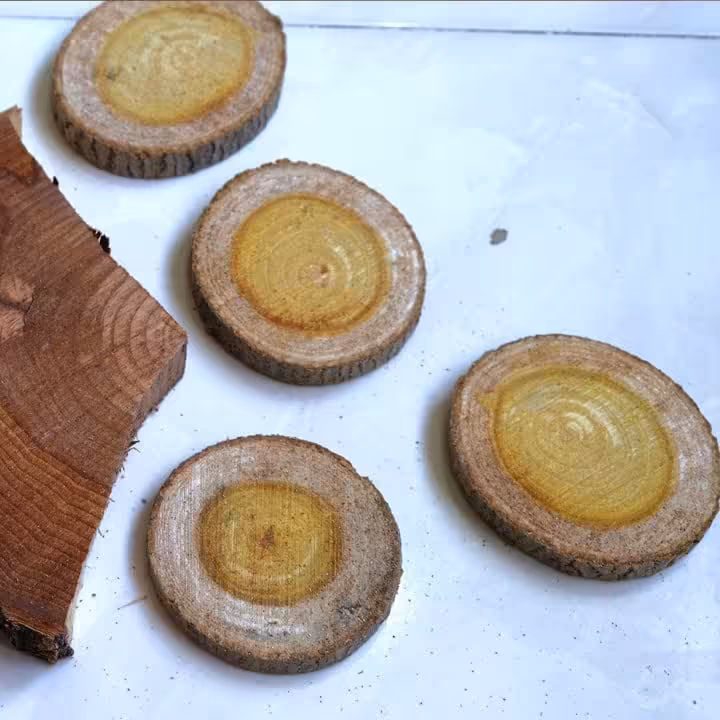 پایه چوبی اسلایسی چوب بلوط و چنار