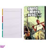 کلاسور طرح بازی GTA کد 99 به همراه کاغذ کلاسور