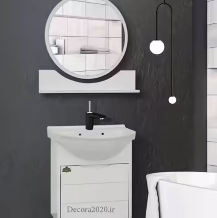 روشویی کابینتی طرح آپادانا سفید

