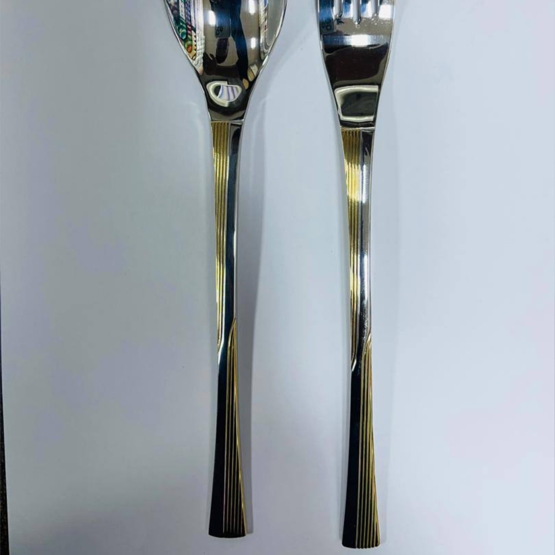 سرویس قاشق دهانه اروپایی برند یونیک حک شده