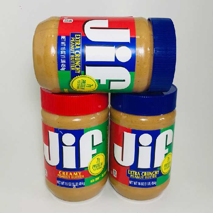 کره بادام زمینی جیف 454 گرمی اصل