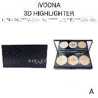 پالت هایلایتر 3 بعدی فوق حرفه ای ivoona رنگ A اورجینال
