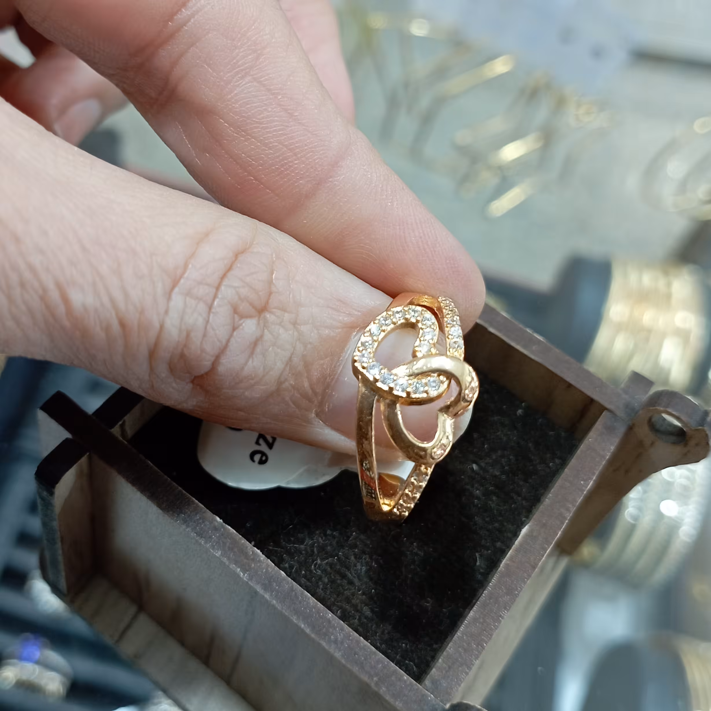 انگشتر استیل طرح قلب