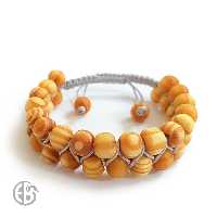 دستبند دستساز  چوبی اسپرت وزن 8g  کد 03