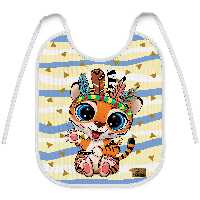  پیشبند نوزادی سه لایه ضد آب سایز 25 در 30 مدل A21-612 شرکت رنس