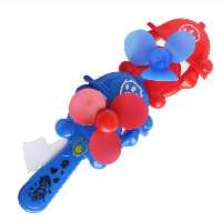 پنکه دستی طرح سگ های نگهبان در دو رنگ جذاب