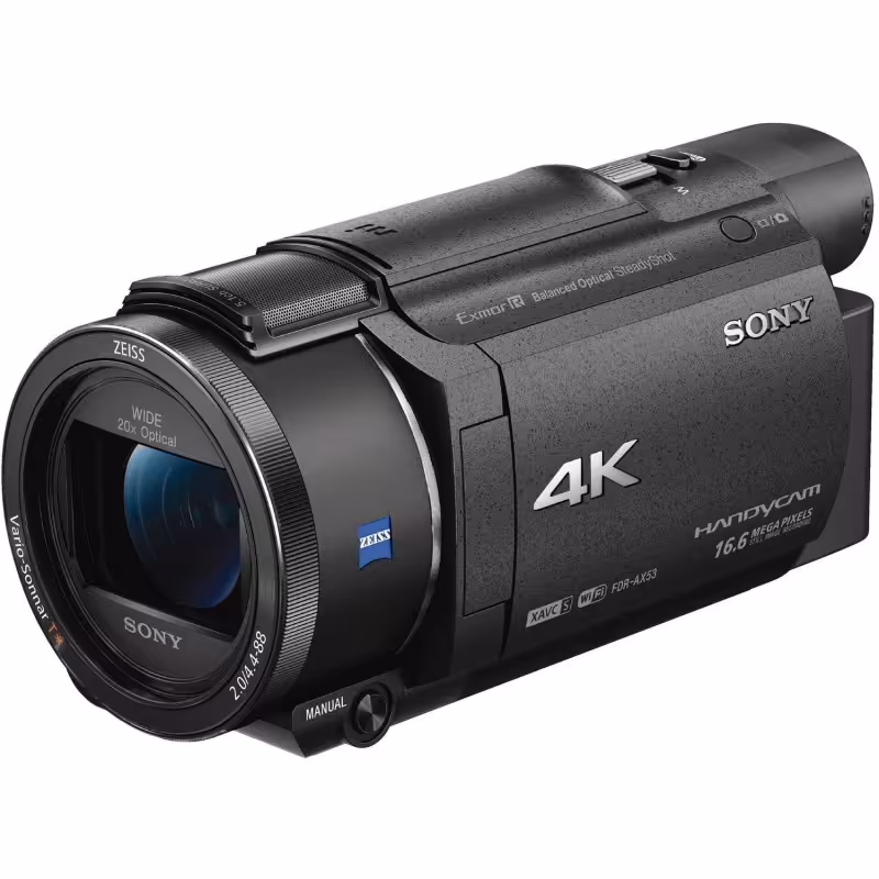 دوربین فیلم‌برداری سونی مدل Sony FDR-AX53 4K Ultra HD Handycam Camcorder