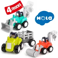 اسباب بازی ماشین های راه سازی 7906 هالی تویز Huile toys