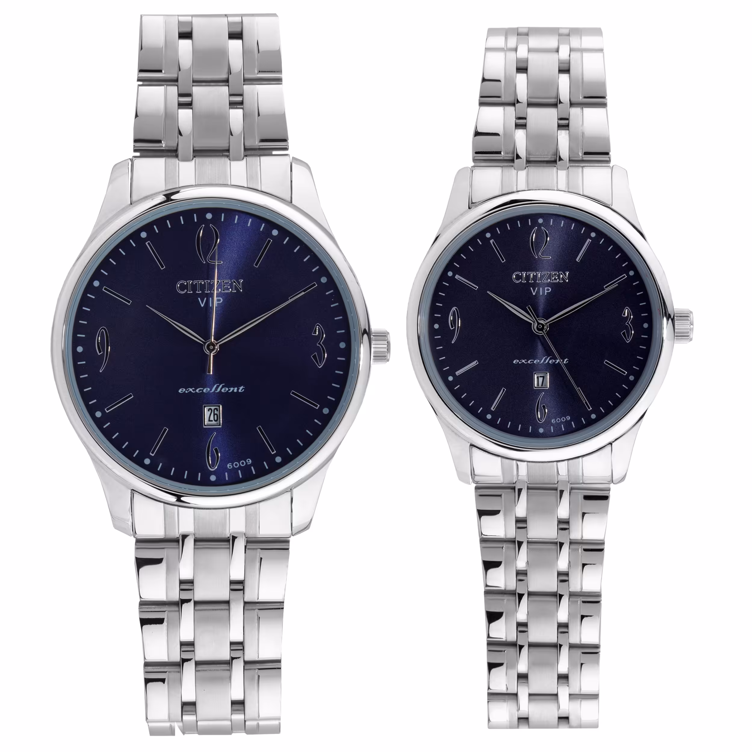 ست ساعت مچی عقربه ای زنانه و مردانه- سیتی زن -مدل WS-44