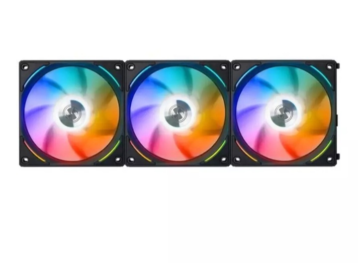 فن کیس لیان لی مدل UNI Fan AL120 ARGB Black بسته 3 عددی