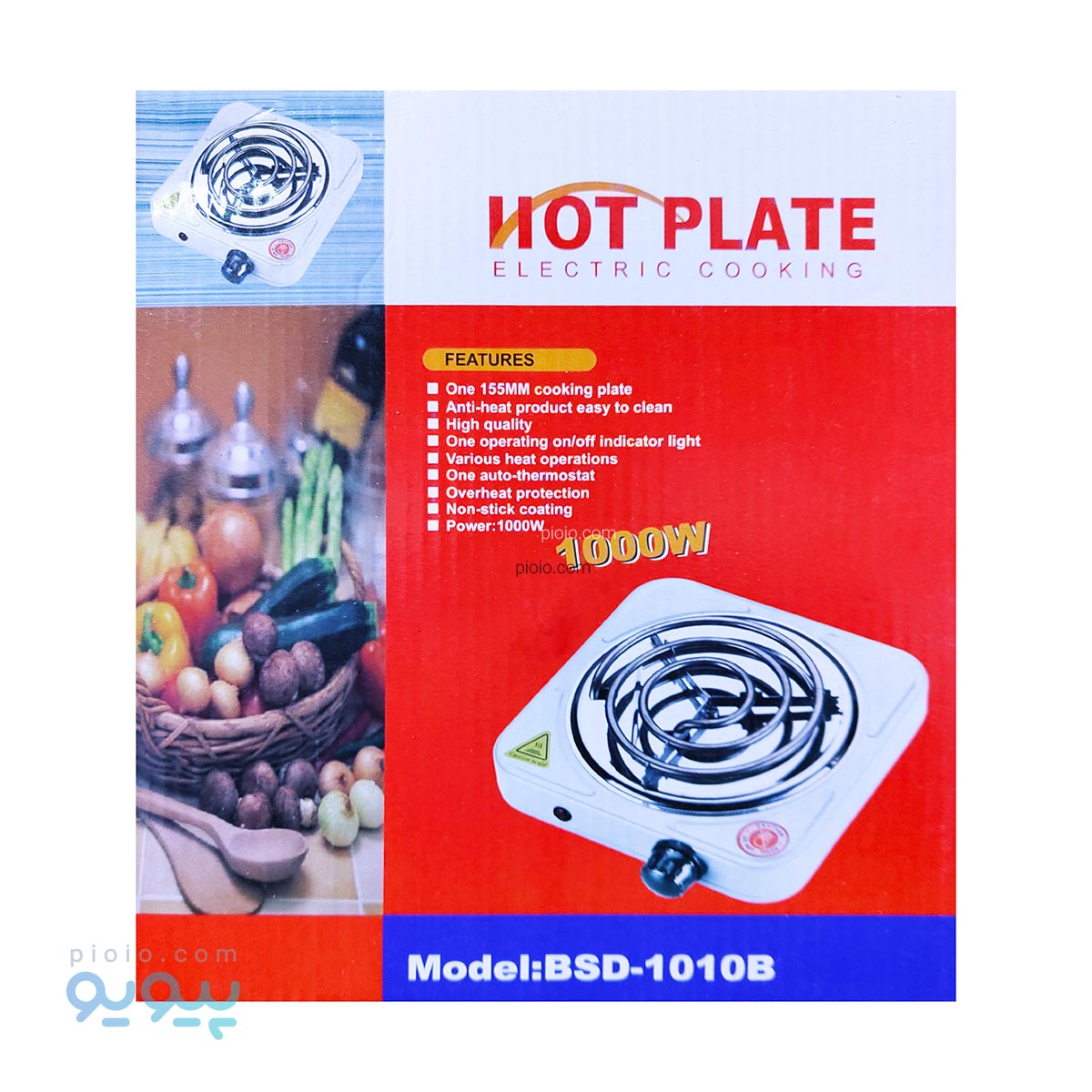 اجاق مسافرتی برقی مدل BSD-1010B تک و عمده