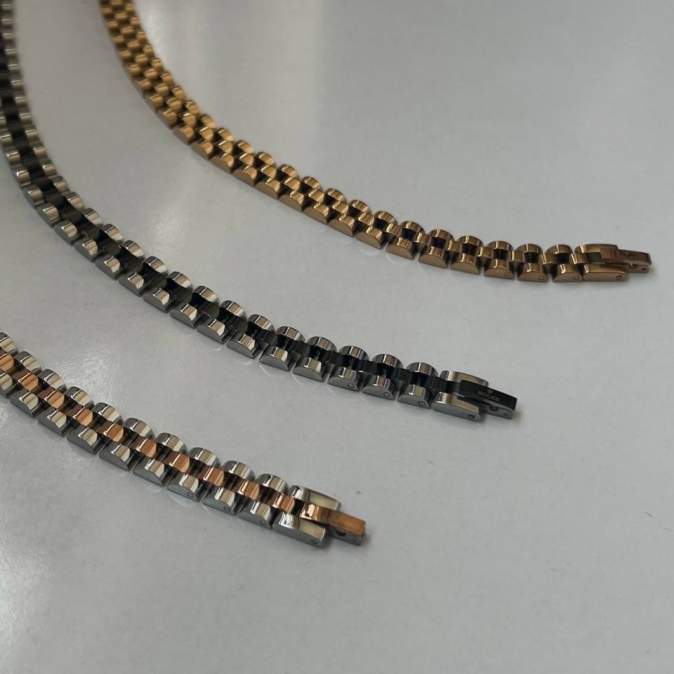 دستبند استیل رولکس نازک