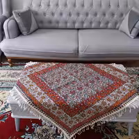 سفره قلمکاراصفهان طرح صادراتی ابعادیک دریک قابل شستشو