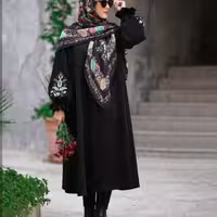 مانتو کرپ مازاراتی نخ توئیست گلاریس
