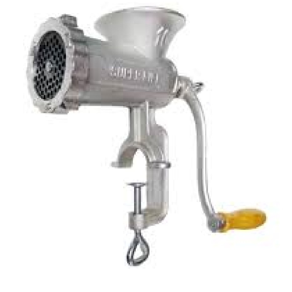 چرخ گوشت دستی چدن اهن اصلی  تضمینی بسیار محکم با تیغه های فولادی تا آخر عمر استفاده کن 100کیلو گوشت یکجا  چرخ کن سایز 8 