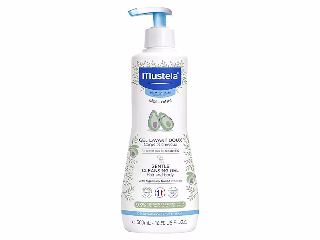 شامپو (ژل) سر و بدن 500 میل موستلا mustela