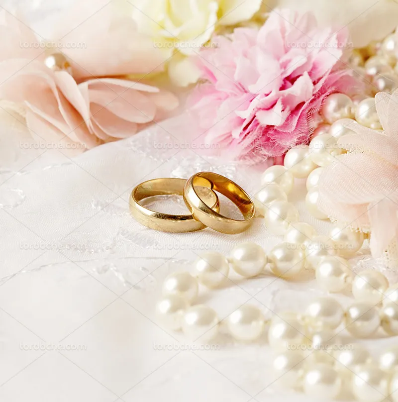 عکس ست حلقه طلایی | گرافیک با طعم تربچه