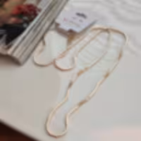 زنجیرماری طرح طلایی ژوپینگ 50سانتی زیباوشیک برای شیک پسندها