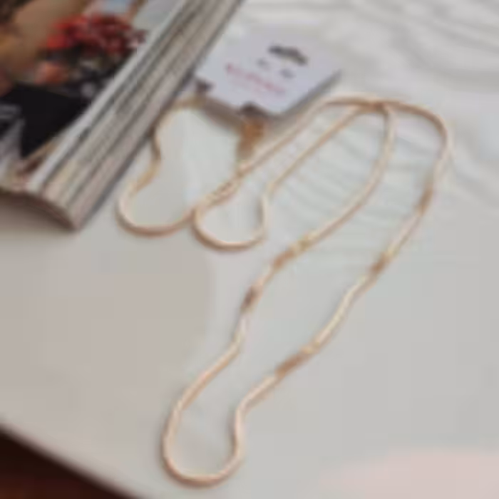 زنجیرماری طرح طلایی ژوپینگ 50سانتی زیباوشیک برای شیک پسندها