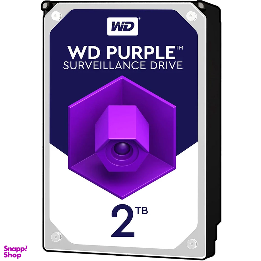 هارد دیسک اینترنال وسترن دیجیتال مدل Purple WD20PURZ ظرفیت 2 ترابایت