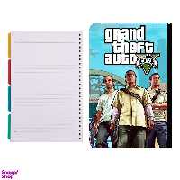 کلاسور طرح بازی gta کد 09 به همراه کاغذ کلاسور