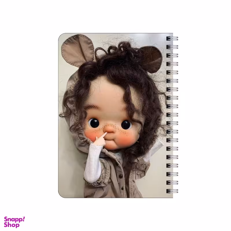 دفترچه یادداشت بامبیلیپ مدل چوبی طرح دختر بی تربیت کک مکی کد 4380582