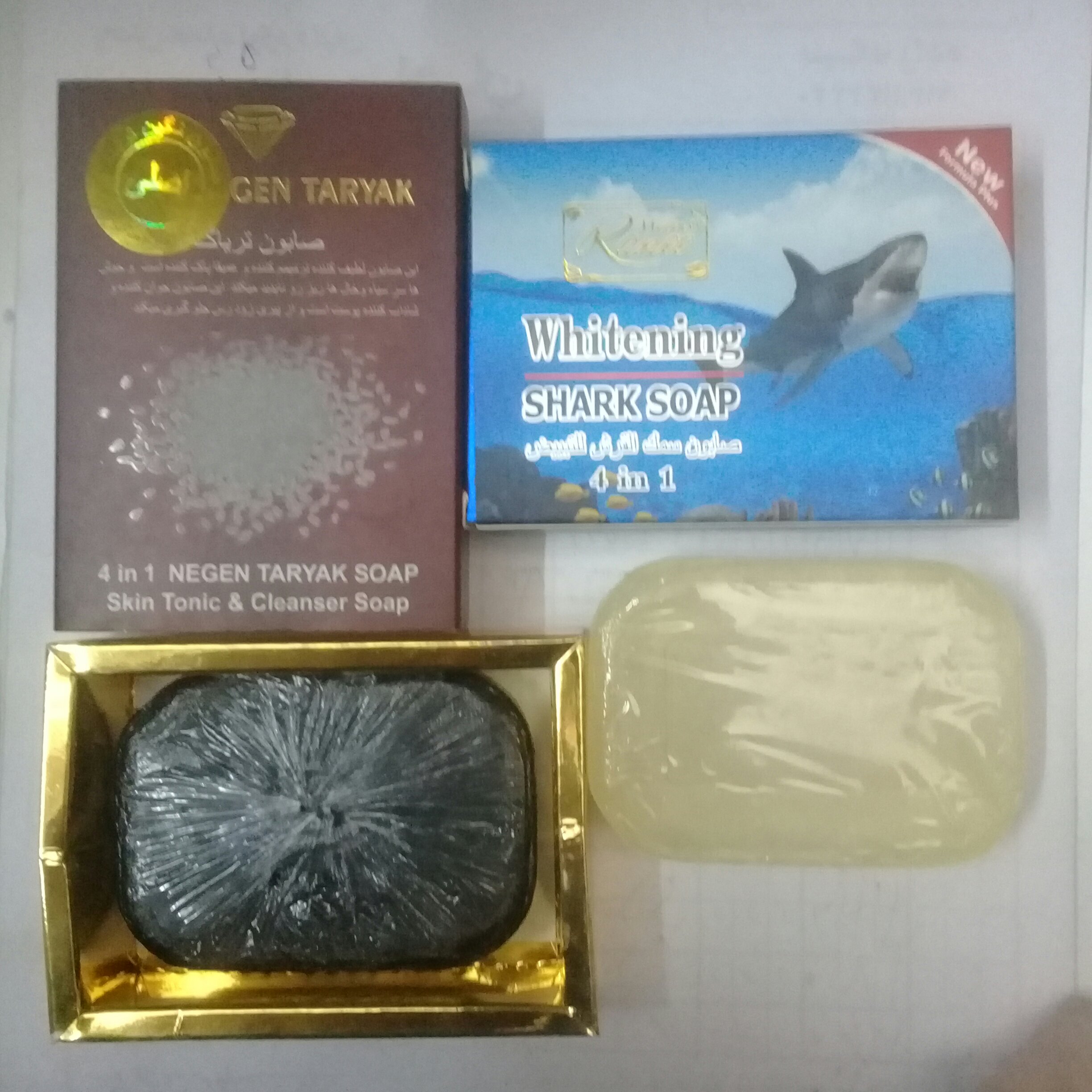 صابون کوسه و.... هرکدام جداگانه اصلی