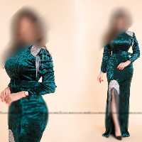 پیراهن مجلسی طاووس