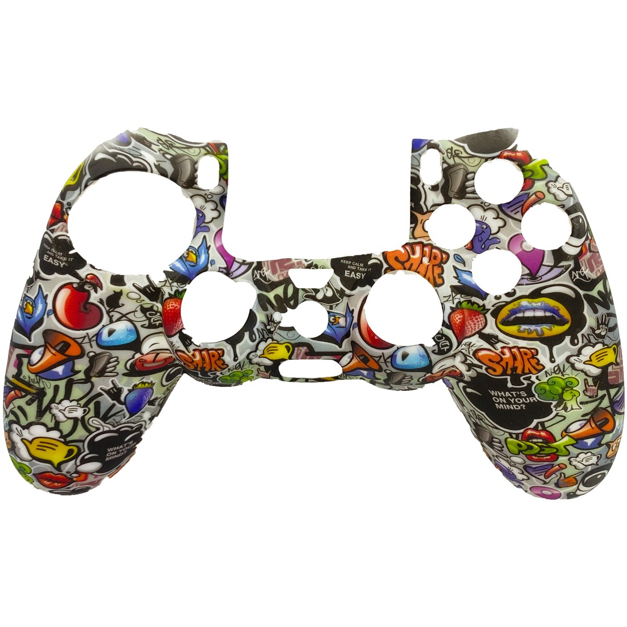 روکش محافظ دسته Dual Shock پلی استیشن 4 طرح رنگارنگ