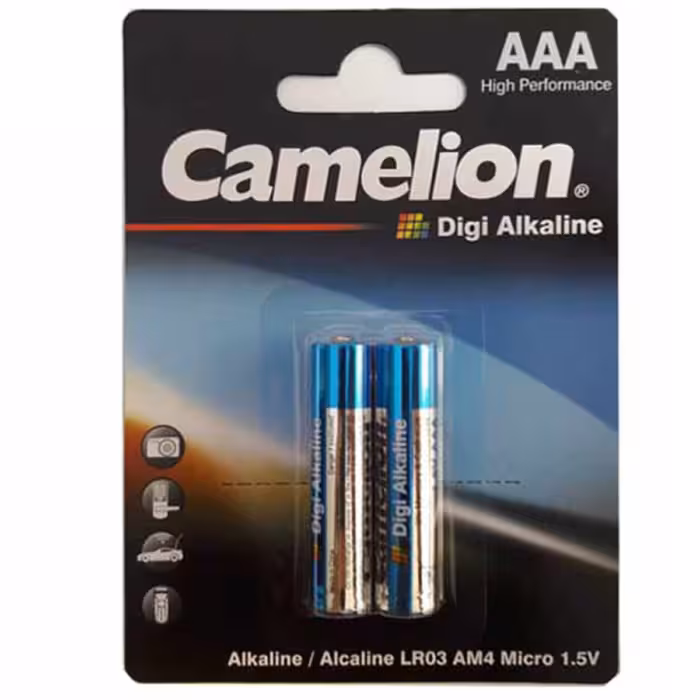 باتری نیم قلمی Camelion Digi Alkaline AAA 