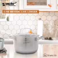 سرویس قابلمه های 12 پارچه زیپتر آلمان zipter  (اصل) 