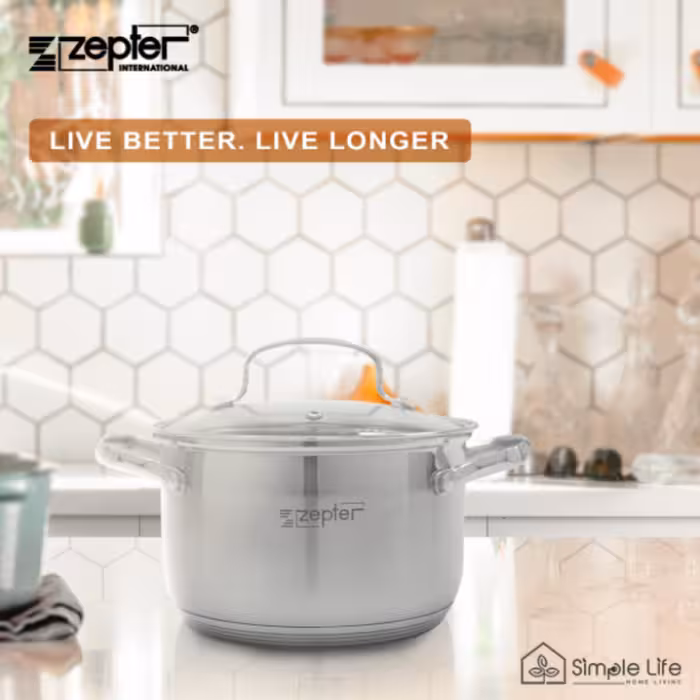 سرویس قابلمه های 12 پارچه زیپتر آلمان zipter  (اصل) 