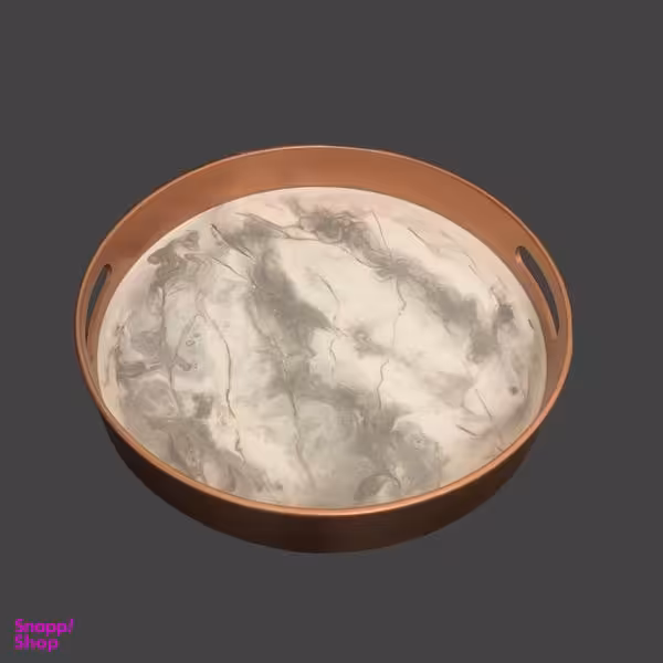 سینی چوبی مدل مرمر