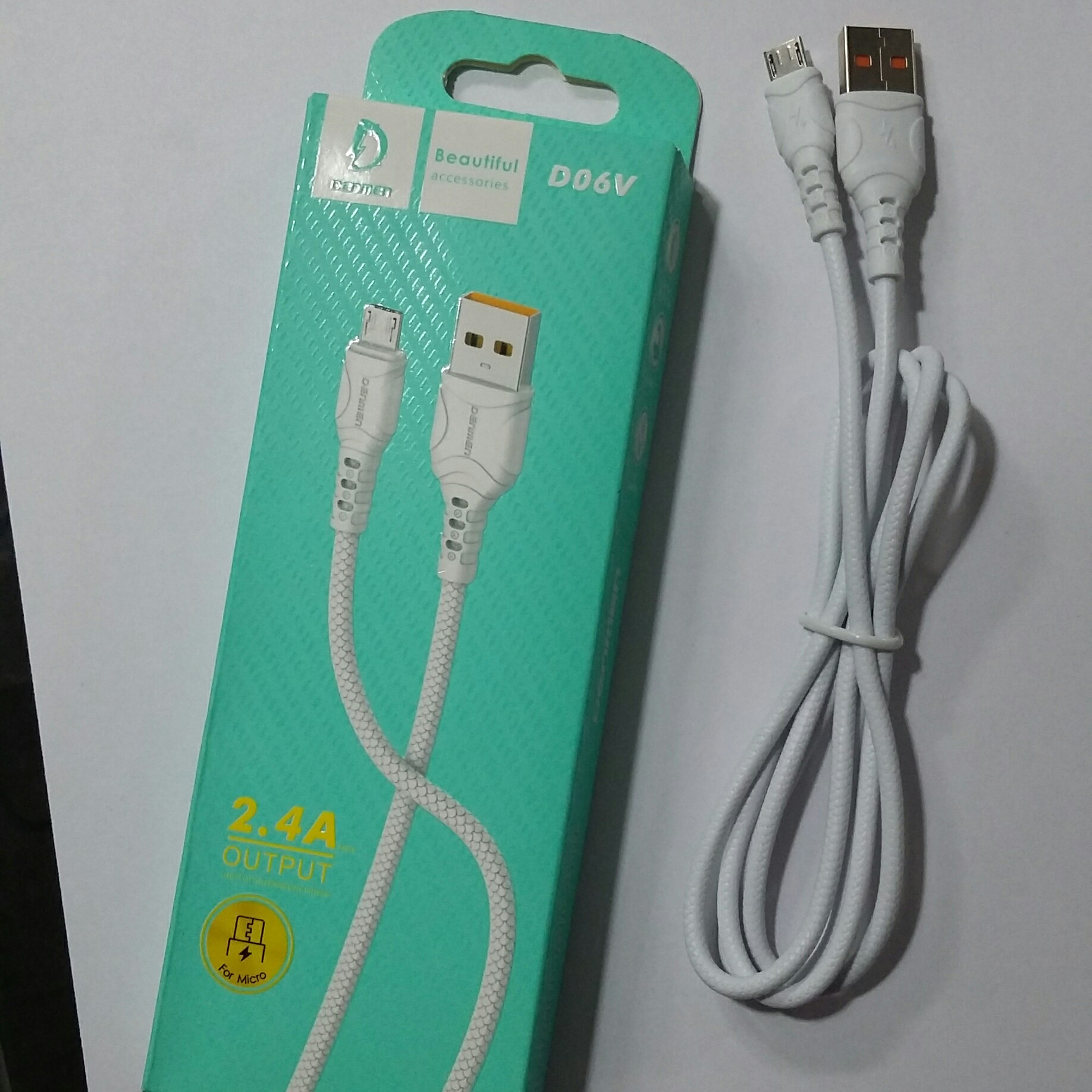 کابل تبدیل USB به MicroUSB مدل D06v
