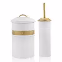 ست دوتایی سطل و فرچه گالوانیزه ترک