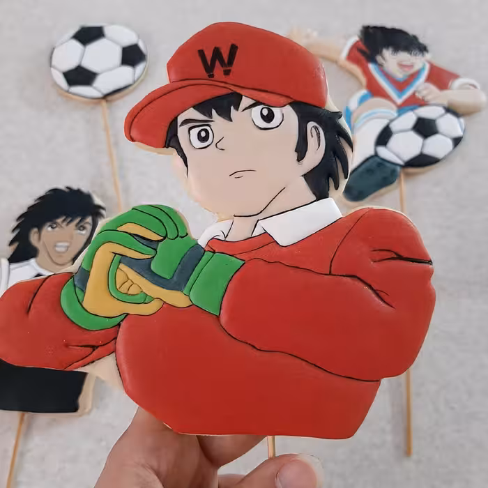 کوکی دکوراتیو رویال آیسینگ طرح تم فوتبالیست ها