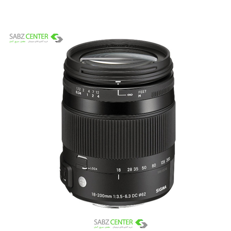 لنز سیگما 18-200MM F3.5-6.3 DC OS / HSM