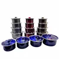 سرویس قابلمه روحی 4 تایی رنگی