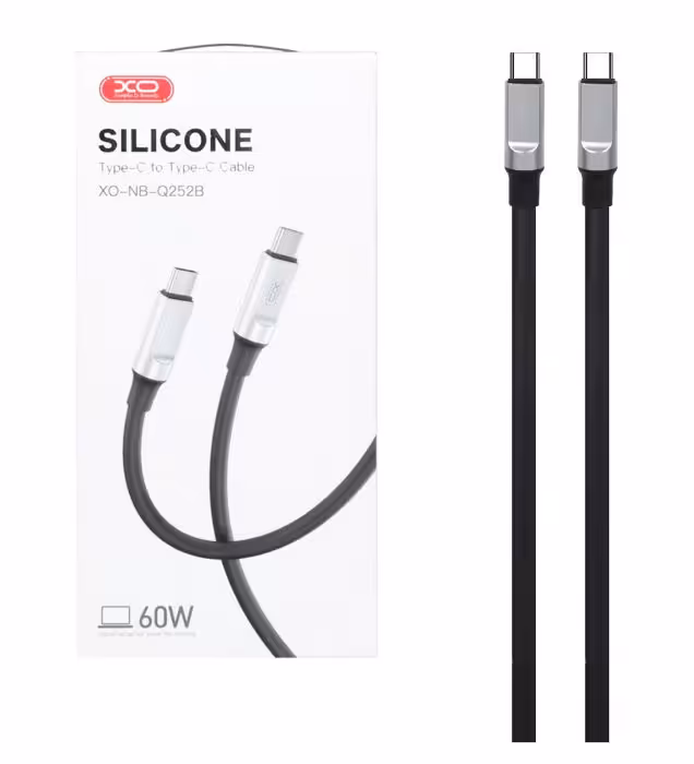 کابل شارژ فست ایکس اُ تایپ سی به تایپ سی مدل Q252B