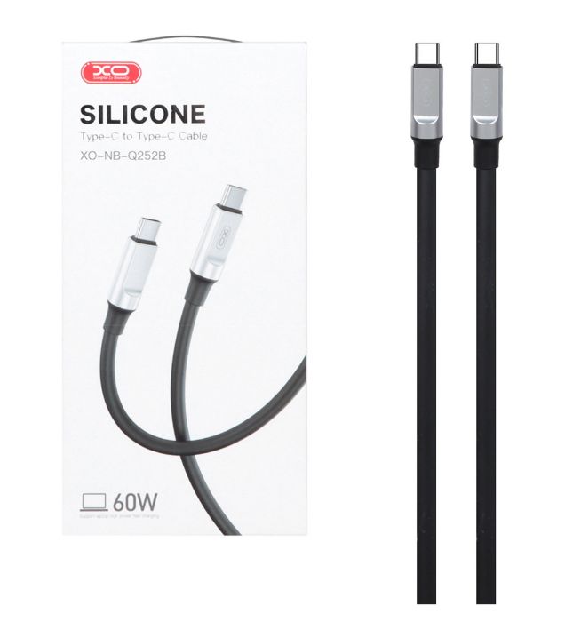 کابل شارژ فست ایکس اُ تایپ سی به تایپ سی مدل Q252B