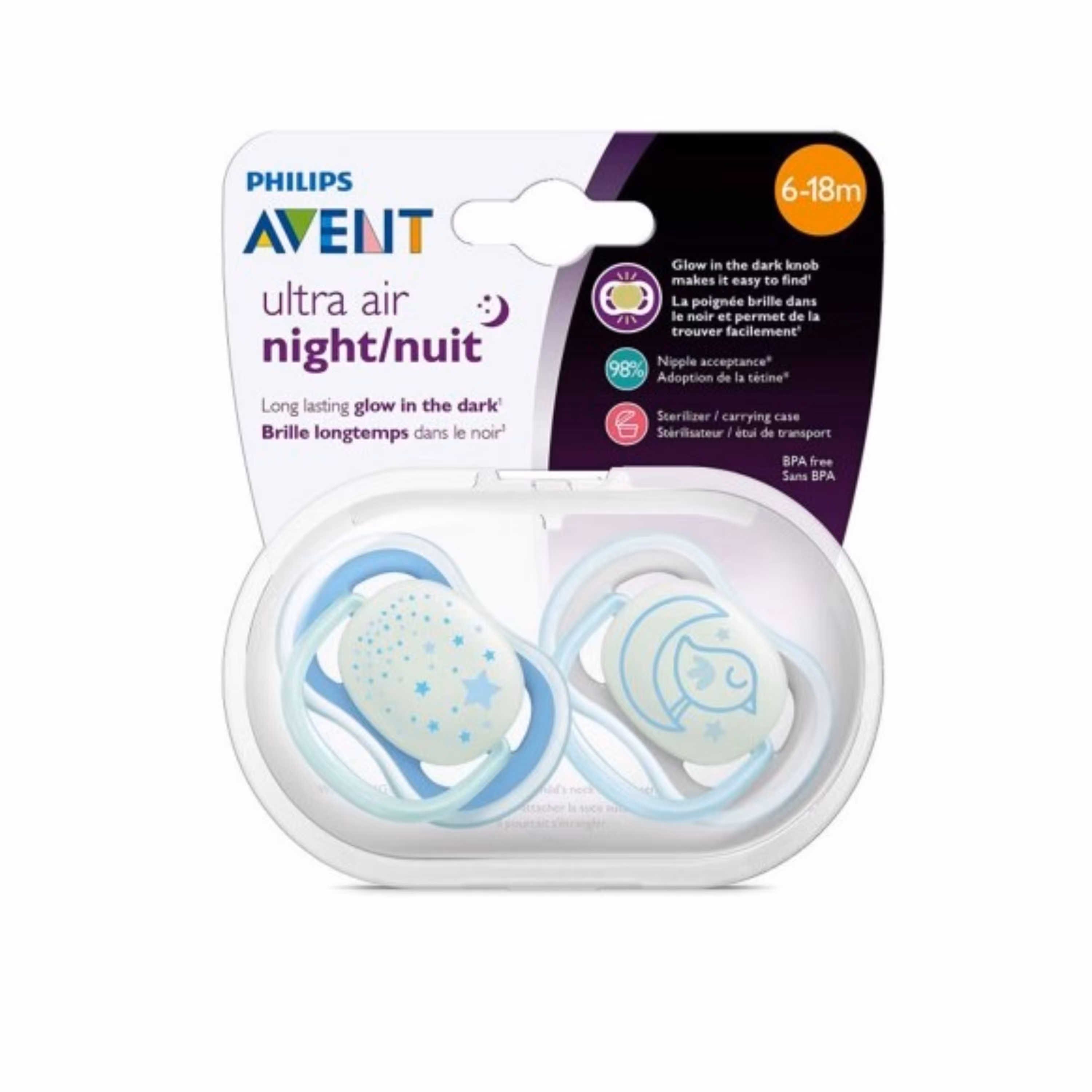 پستانک ارتودنسی اونت مدل نایت تایم 