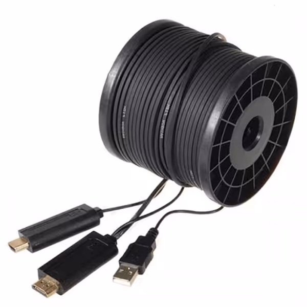 کابل HDMI بستر فيبر نوری با کيفيت 60@4K بطول 80 متر فرانت مدل FN-HFC800
