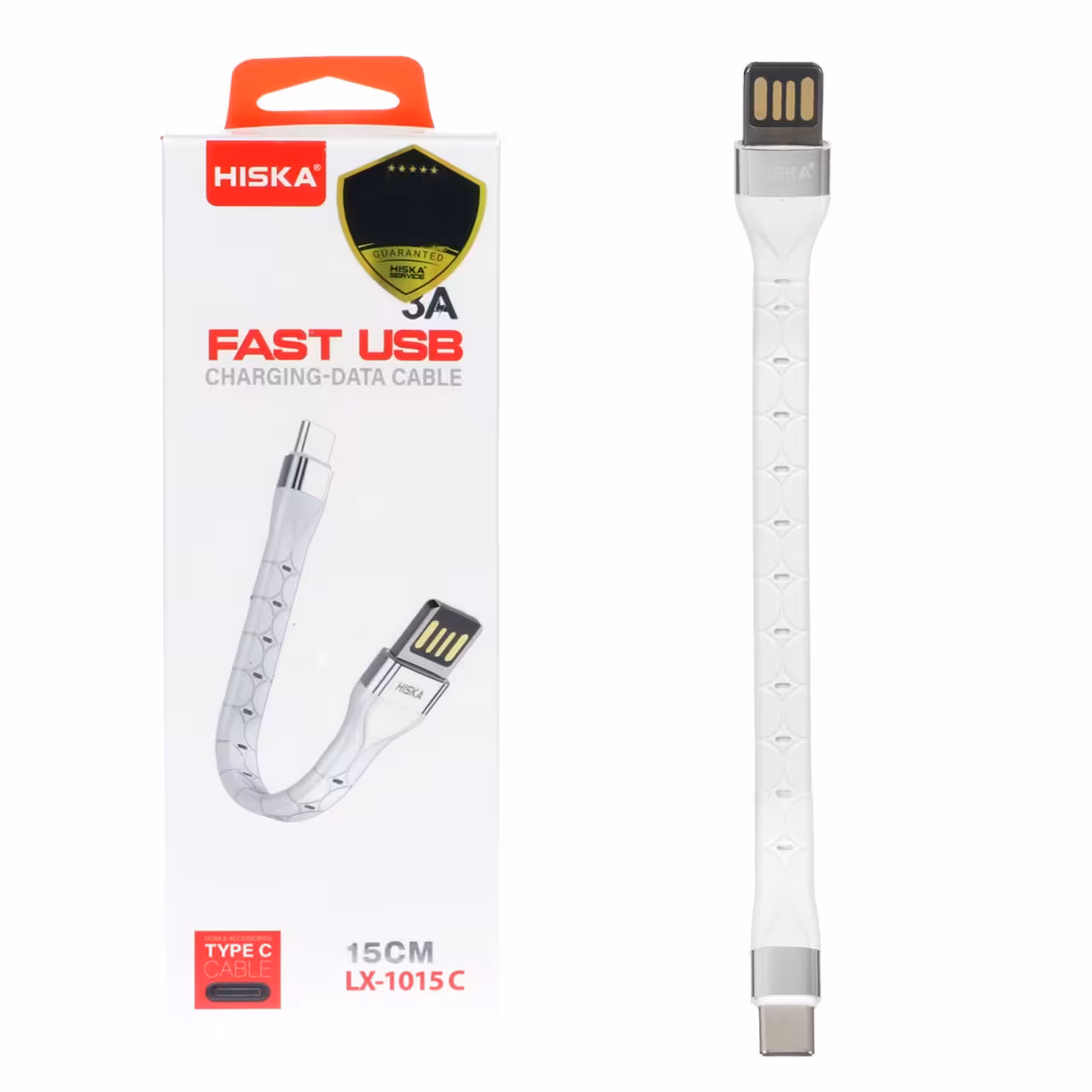 کابل شارژ پاوربانک  هیسکا مدل LX-1015C کابل شارژ پاوربانک Hiska LX-1015C