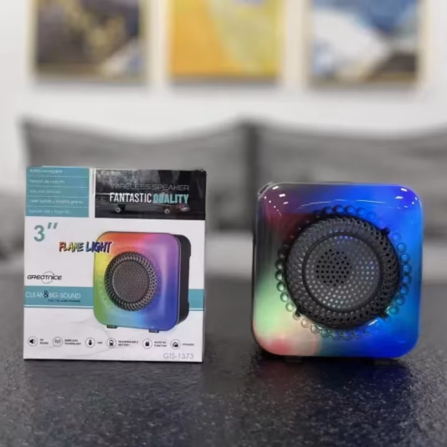 اسپیکر  بلوتوثی قابل حمل مدل GTS 1373